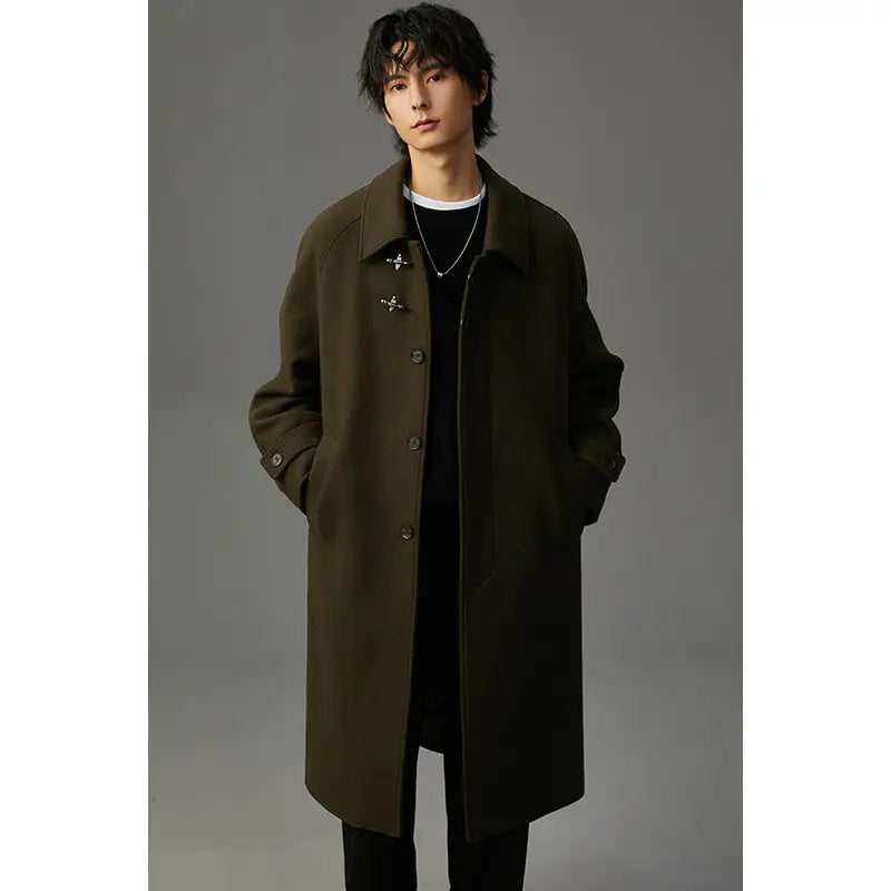 Winter Double-sided Woolen Coat Men - www.Shopthatapp.com