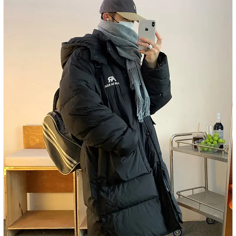 Winter Long Bread Coat For Men - www.Shopthatapp.com