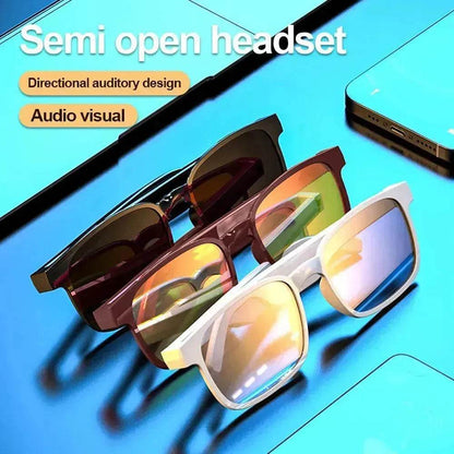 Wireless Bluetooth Smart Sunglasses Hands-free, call , music Compatible with Android iOS - www.Shopthatapp.com