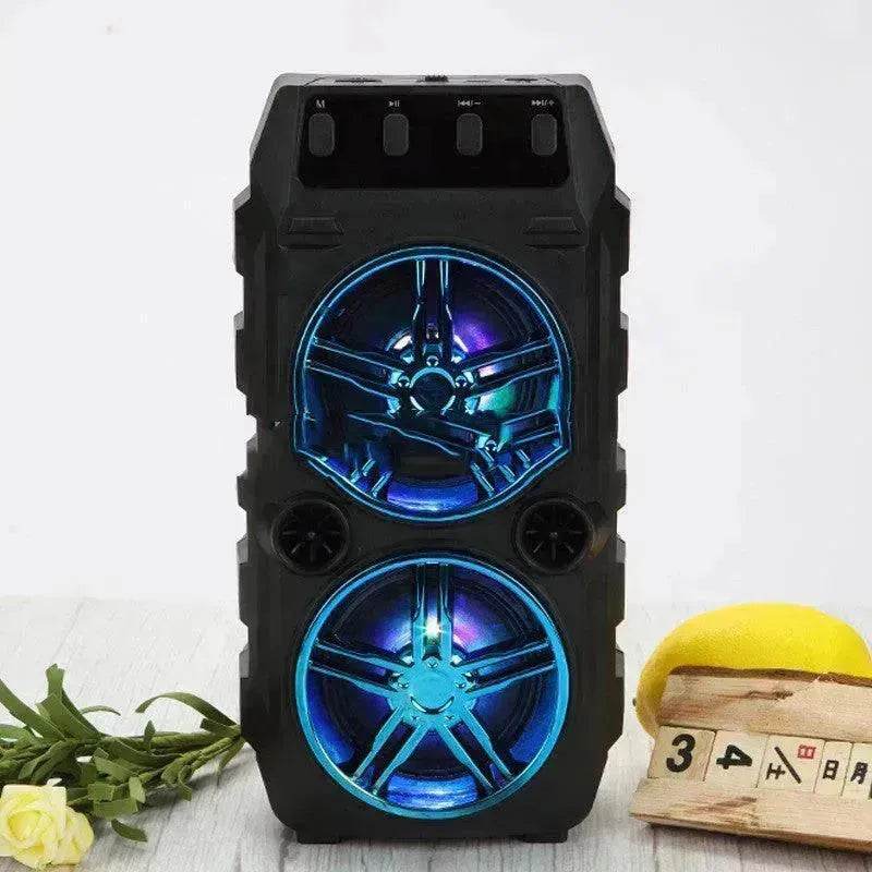 Wireless Bluetooth Speaker Dual Speakers Outdoor Portable Loud Speaker - www.Shopthatapp.com