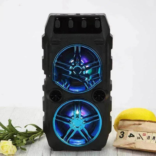 Wireless Bluetooth Speaker Dual Speakers Outdoor Portable Loud Speaker - www.Shopthatapp.com