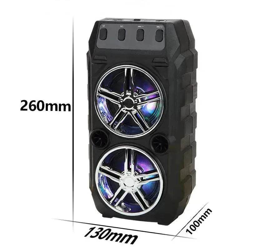 Wireless Bluetooth Speaker Dual Speakers Outdoor Portable Loud Speaker - www.Shopthatapp.com