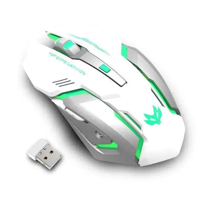 Wireless Charging Silent Gaming Mouse Machinery - www.Shopthatapp.com