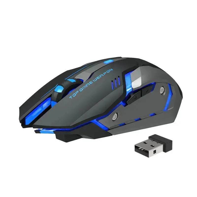 Wireless Charging Silent Gaming Mouse Machinery - www.Shopthatapp.com
