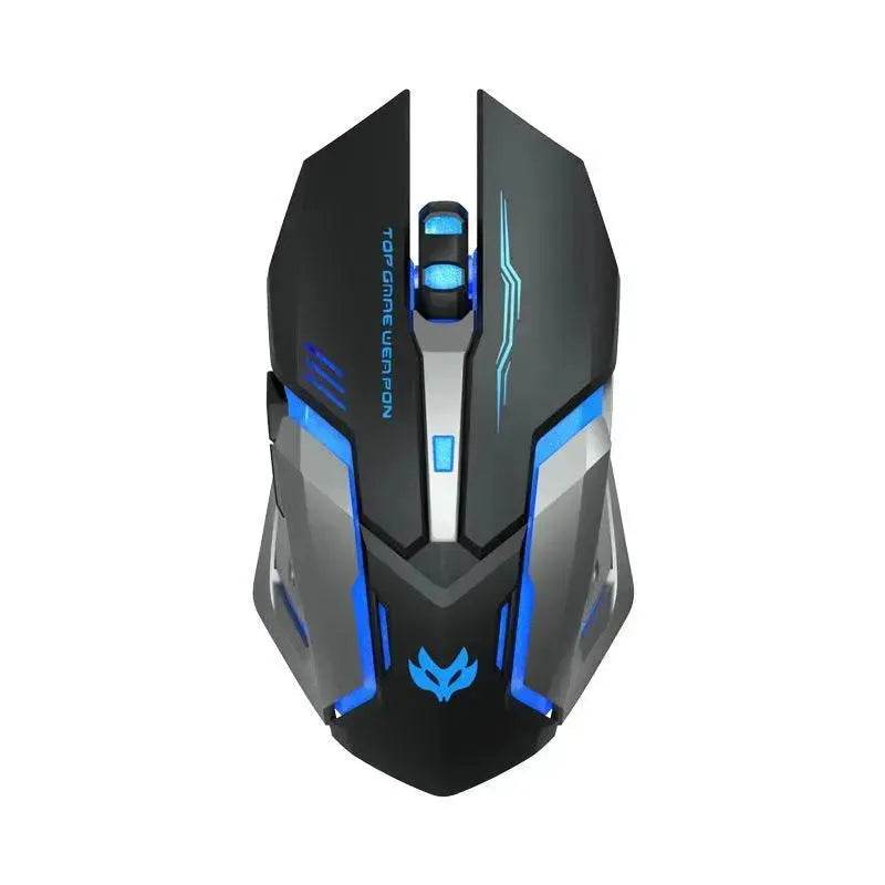 Wireless Charging Silent Gaming Mouse Machinery - www.Shopthatapp.com