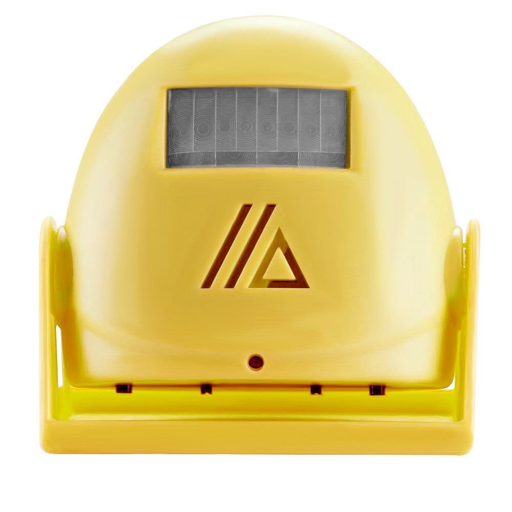 Wireless Door Bell Shop Guest Welcome Device Infrared Motion Sensor Home Anti-theft Alarm,Yellow - www.Shopthatapp.com