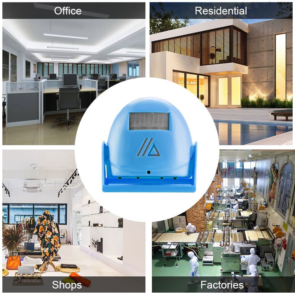 Wireless Door Bell Shop Guest Welcome Device Infrared Motion Sensor Home Anti-theft Alarm,Yellow - www.Shopthatapp.com