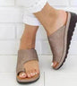 Women Big Toe Clip Casual Flat heel Slippers - www.Shopthatapp.com