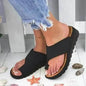 Women Big Toe Clip Casual Flat heel Slippers - www.Shopthatapp.com