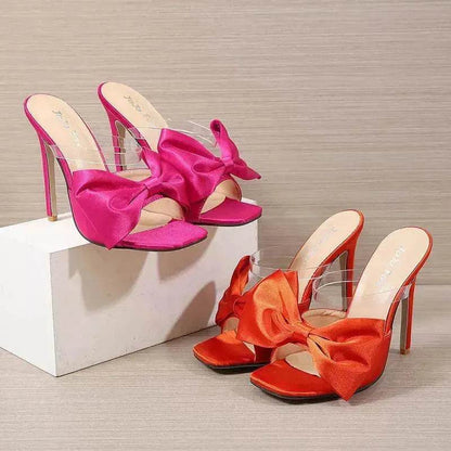 Women Fashion Stiletto High Heel Slippers - www.Shopthatapp.com