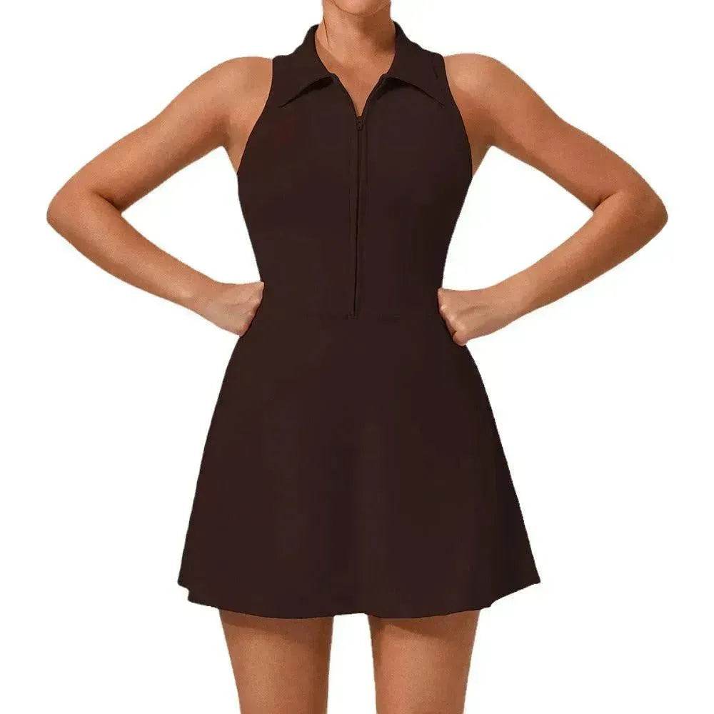 Women High Waist Sports Fitness Dress - www.Shopthatapp.com