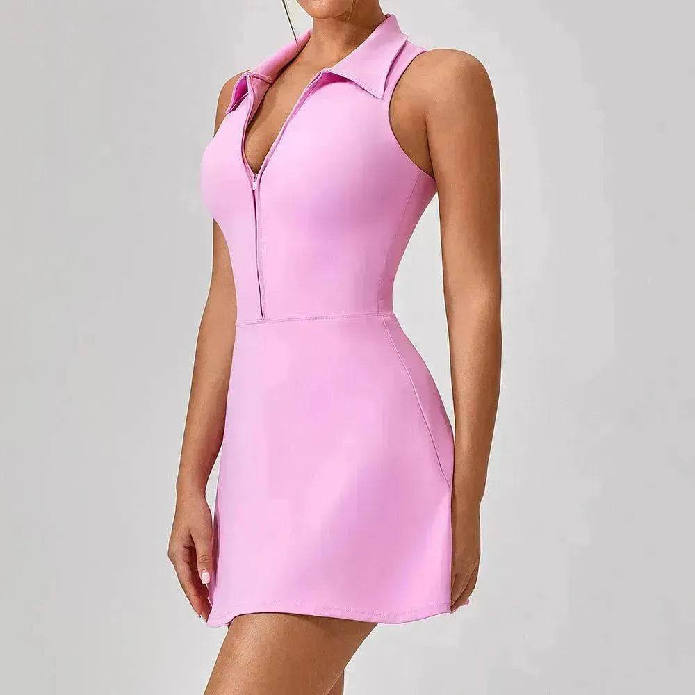 Women High Waist Sports Fitness Dress - www.Shopthatapp.com