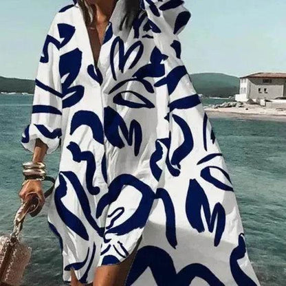 Women's Casual 3D Printing Long Shirt - www.Shopthatapp.com