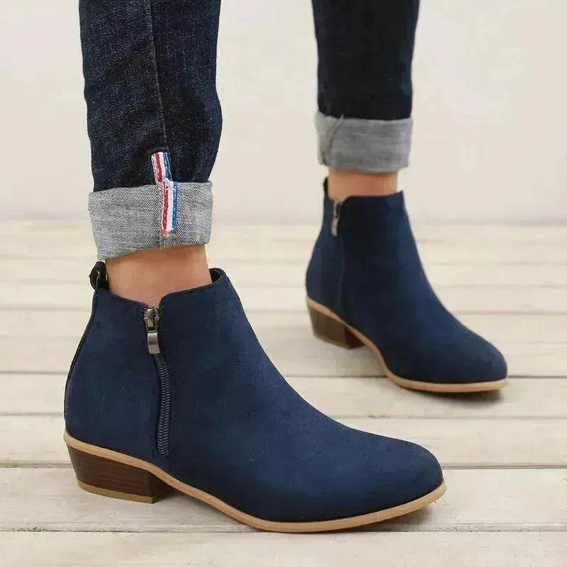 Women's Casual Shoes With Thick Heels Boot Shoes for Women - www.Shopthatapp.com