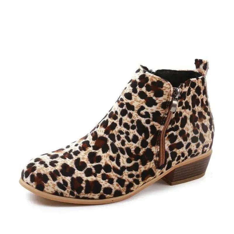 Women's Casual Shoes With Thick Heels Boot Shoes for Women - www.Shopthatapp.com