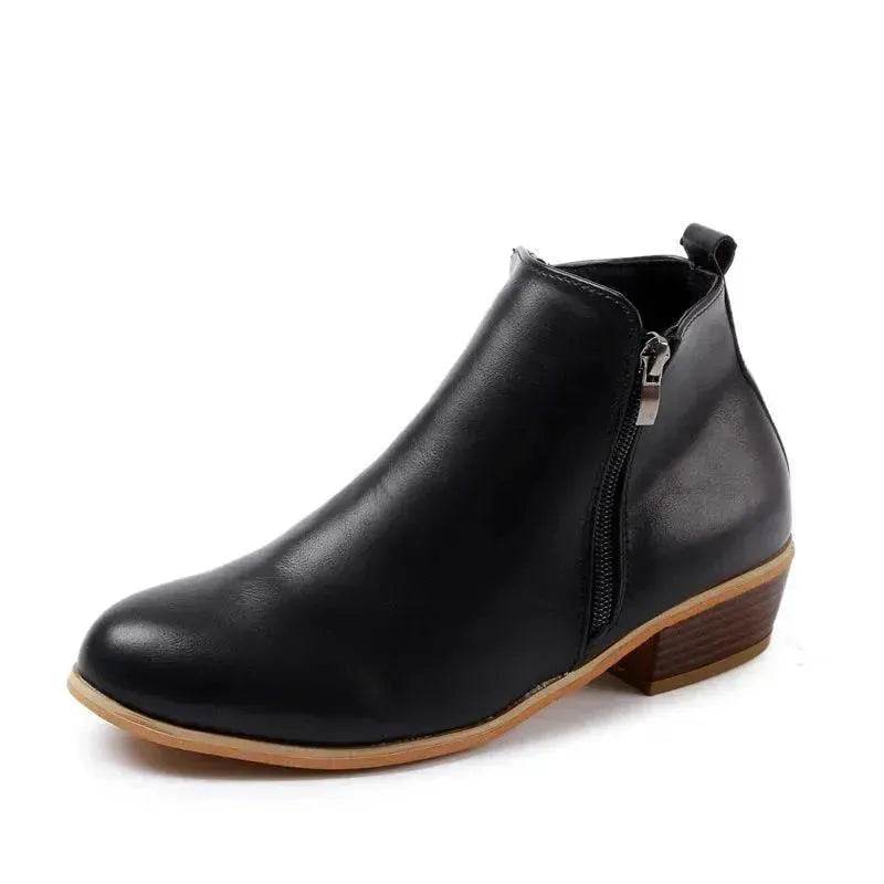 Women's Casual Shoes With Thick Heels Boot Shoes for Women - www.Shopthatapp.com
