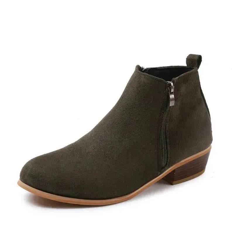 Women's Casual Shoes With Thick Heels Boot Shoes for Women - www.Shopthatapp.com