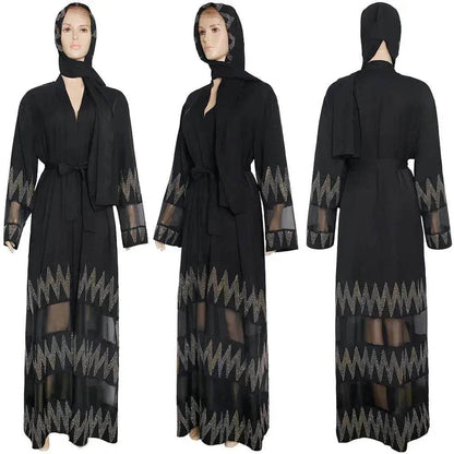 Women's clothing Arab  black robe - www.Shopthatapp.com