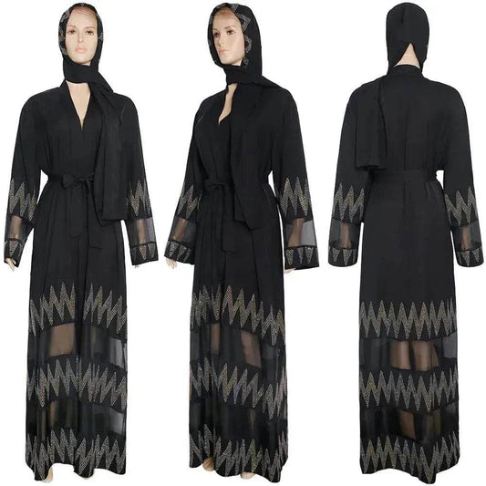 Women's clothing Arab  black robe - www.Shopthatapp.com