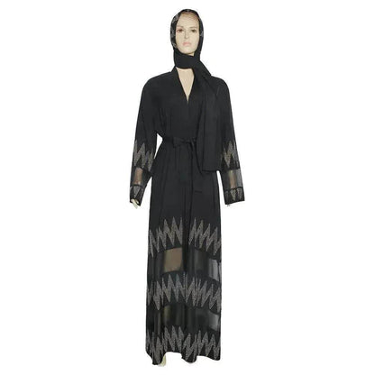 Women's clothing Arab  black robe - www.Shopthatapp.com
