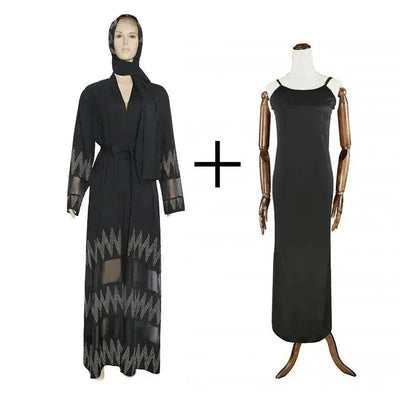 Women's clothing Arab  black robe - www.Shopthatapp.com