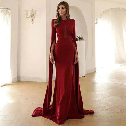 Women's European And American Long Skirt  Charming Mermaid Dress Skirt Women Wedding Guest Dress - www.Shopthatapp.com