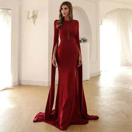 Women's European And American Long Skirt  Charming Mermaid Dress Skirt Women Wedding Guest Dress - www.Shopthatapp.com