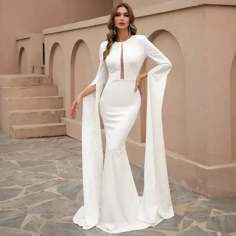 Women's European And American Long Skirt  Charming Mermaid Dress Skirt Women Wedding Guest Dress - www.Shopthatapp.com