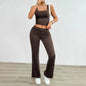 Women's Fashion Casual Solid Color Vest Body-hugging Suit - www.Shopthatapp.com