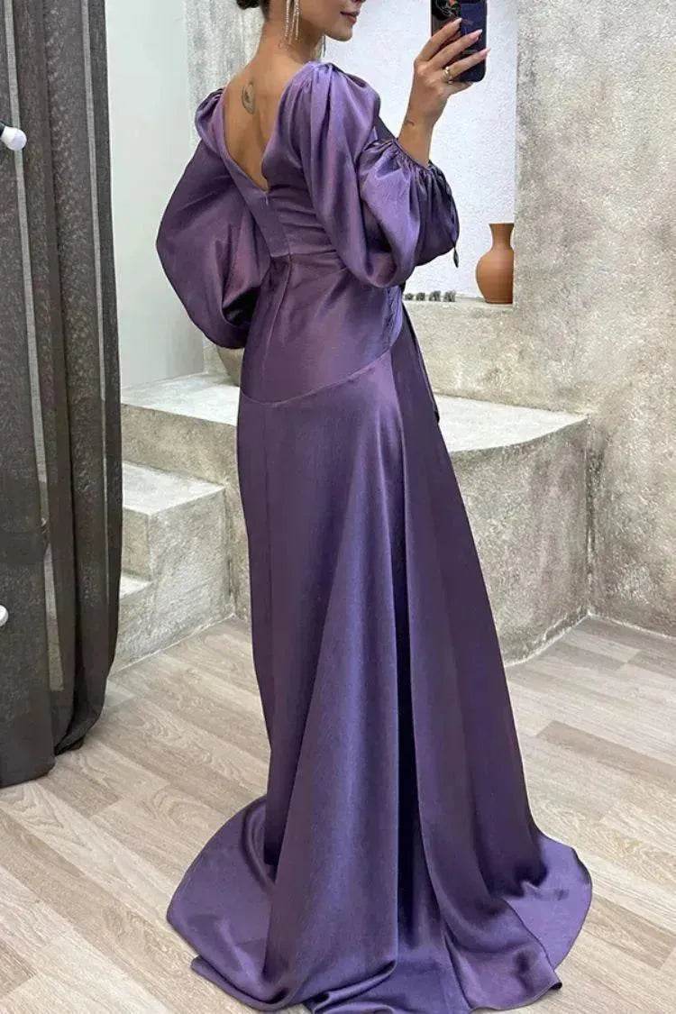 Women's Fashion Dress Solid Color - www.Shopthatapp.com