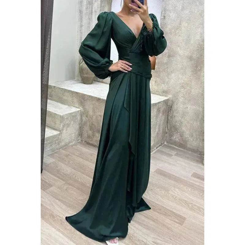Women's Fashion Dress Solid Color - www.Shopthatapp.com