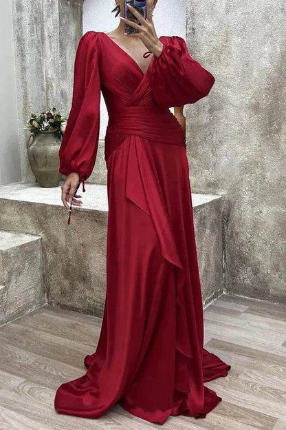 Women's Fashion Dress Solid Color - www.Shopthatapp.com