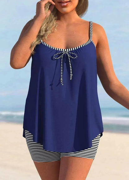 Women's Fashion Solid Color Loose Beach Casual Swimming Suit - www.Shopthatapp.com