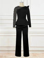Women's Fashion Splicing Beads Jumpsuit - www.Shopthatapp.com