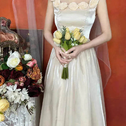 Women's Fashion Vintage Sling Dress - www.Shopthatapp.com