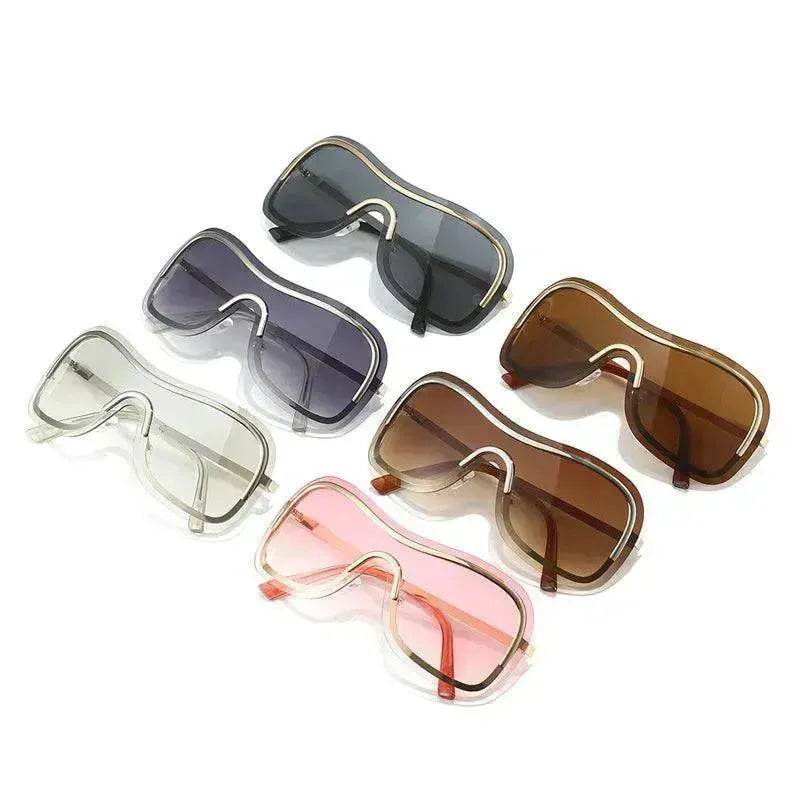 Women's Fashionable Metal Street Shot Sunglasses - www.Shopthatapp.com