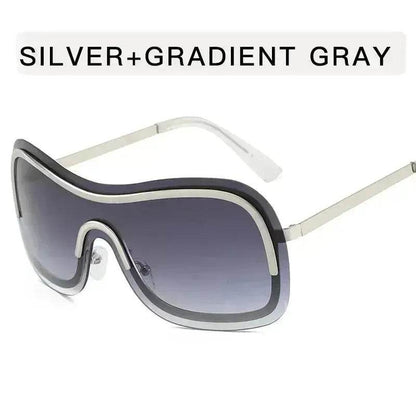 Women's Fashionable Metal Street Shot Sunglasses - www.Shopthatapp.com