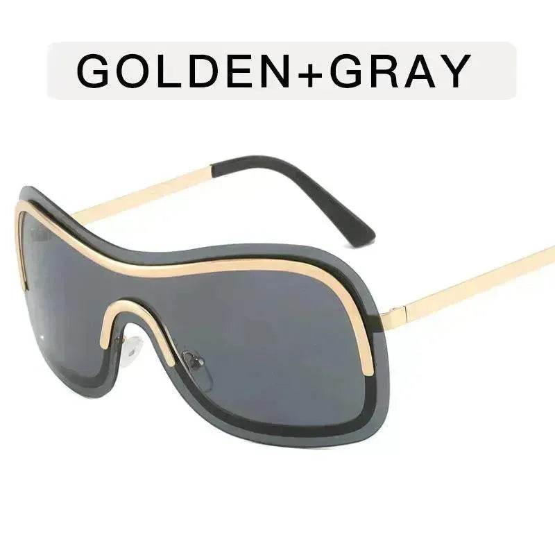 Women's Fashionable Metal Street Shot Sunglasses - www.Shopthatapp.com