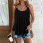 Women's Printed Knitted Vest Top - www.Shopthatapp.com
