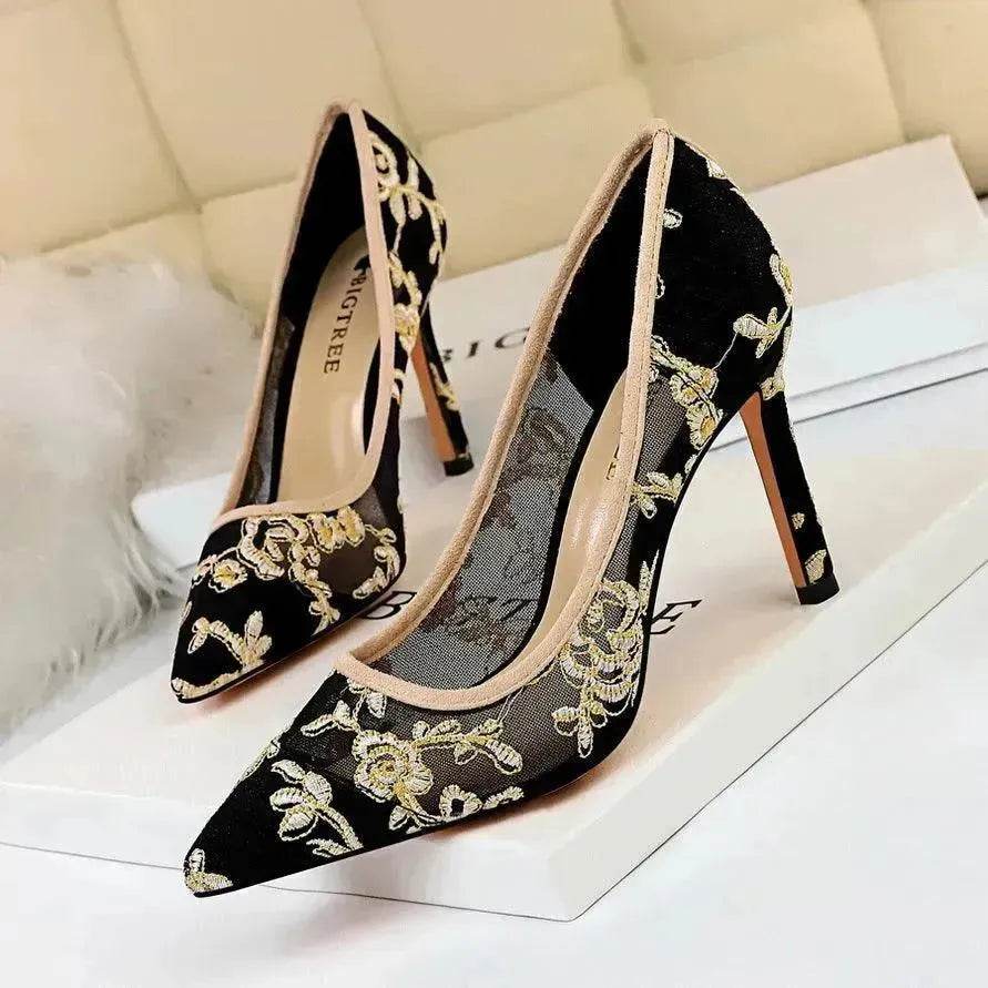 Women's shoes European style fashion high heels - www.Shopthatapp.com