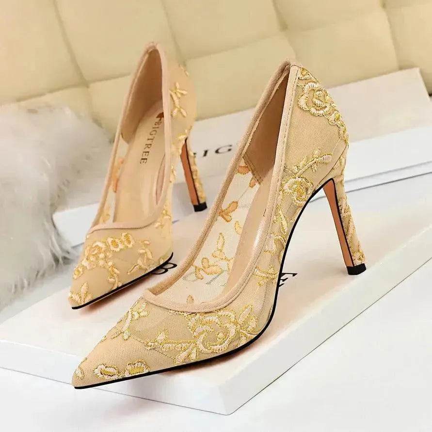 Women's shoes European style fashion high heels - www.Shopthatapp.com
