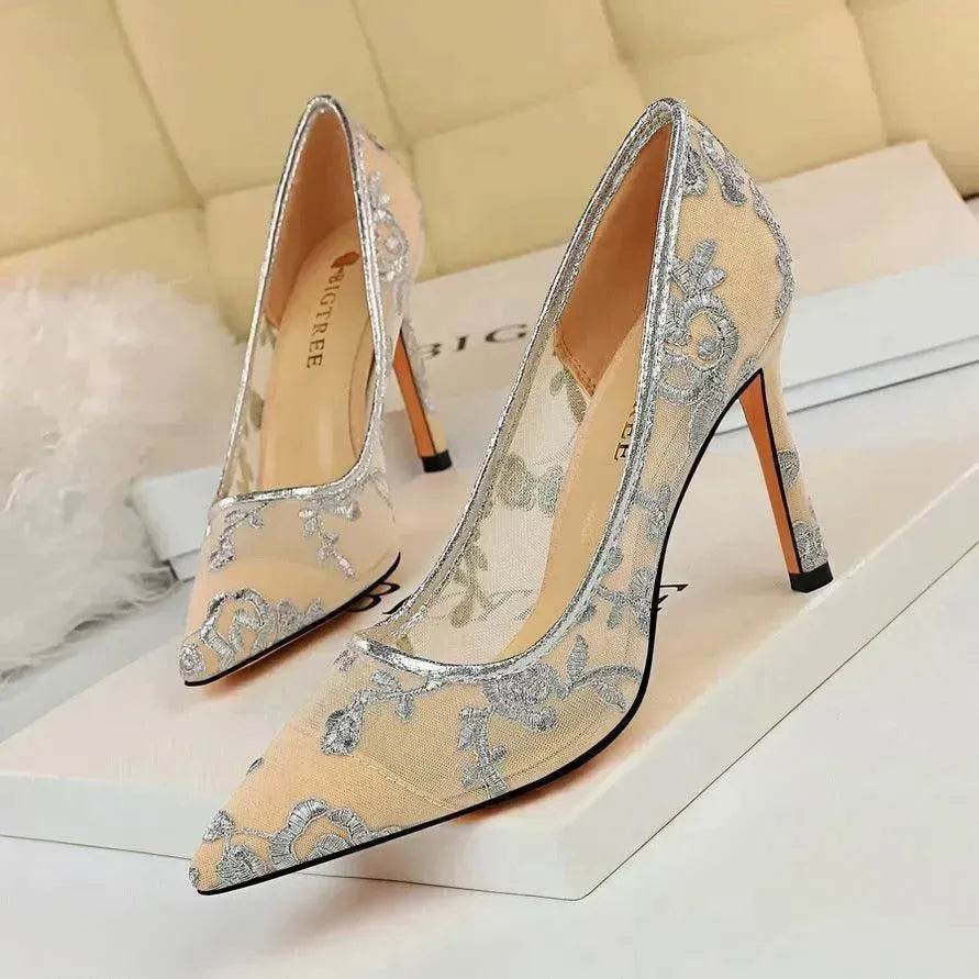 Women's shoes European style fashion high heels - www.Shopthatapp.com