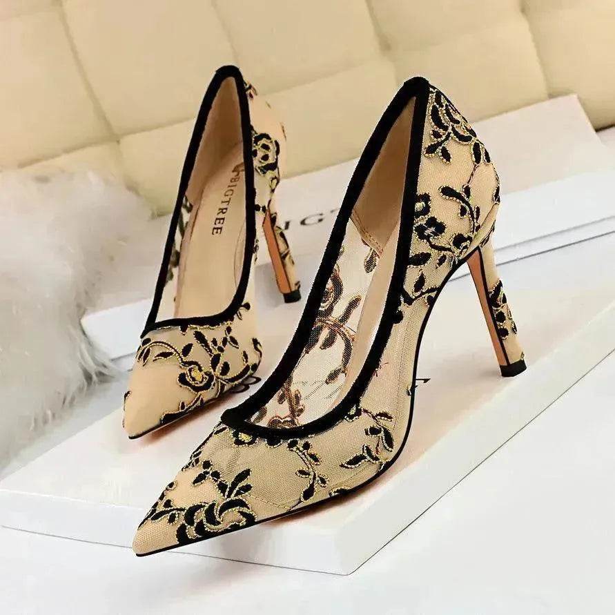 Women's shoes European style fashion high heels - www.Shopthatapp.com