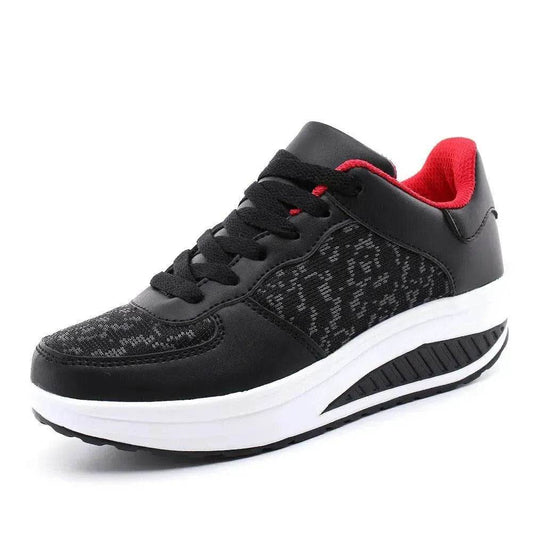 Women's Shoes, Flying Woven Leather Shoes, Sports Platform Shoes, Student Platform Shoes - www.Shopthatapp.com