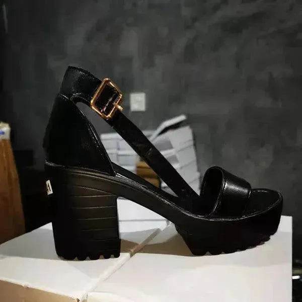 Women's Shoes Summer - High Heels Fashion Large Size Sandals - www.Shopthatapp.com