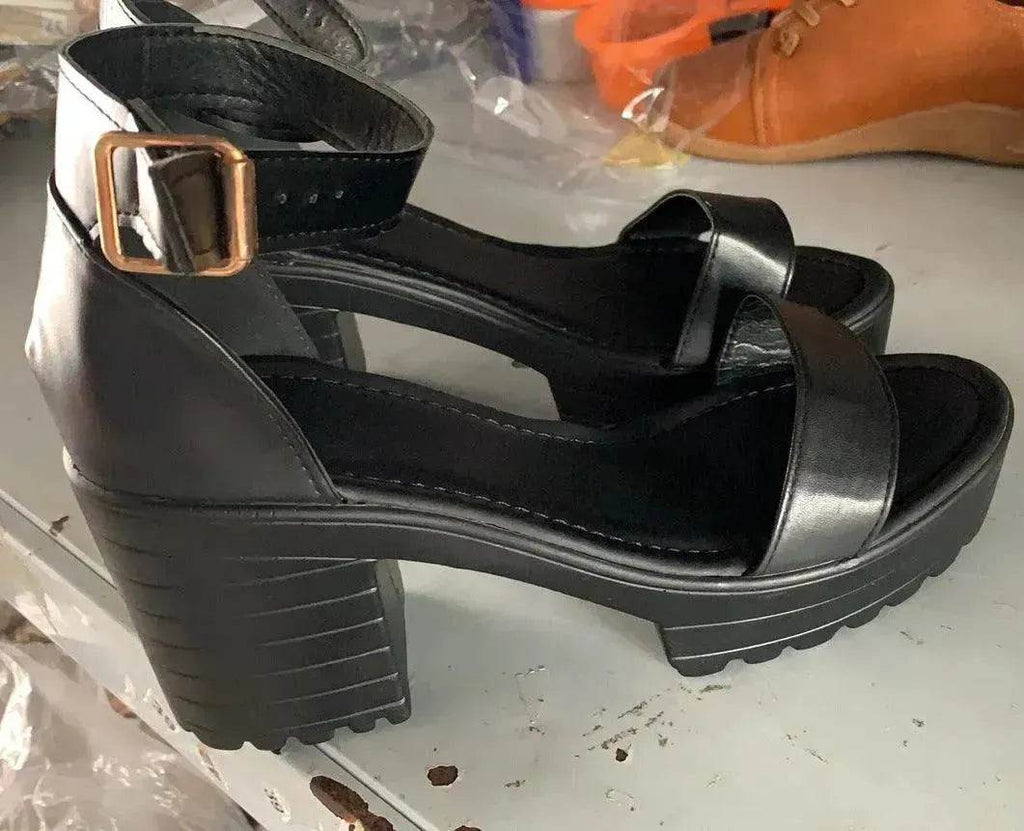 Women's Shoes Summer - High Heels Fashion Large Size Sandals - www.Shopthatapp.com