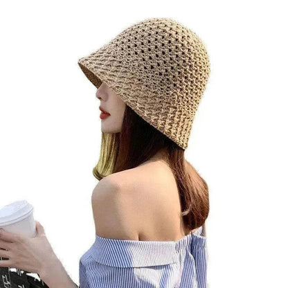 Women's Spring And Summer Hollow Sun Protection Hat - www.Shopthatapp.com