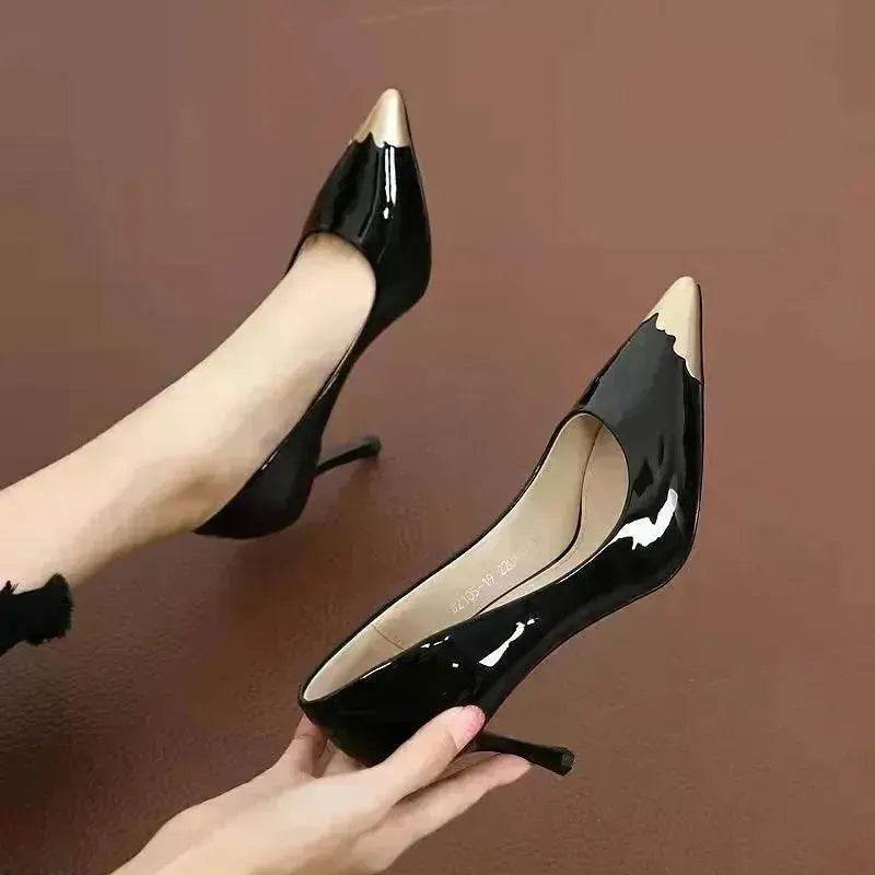 Women's Stiletto High Heels Korean Style Fashion Commuter Shoes - www.Shopthatapp.com