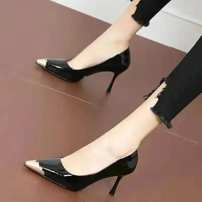 Women's Stiletto High Heels Korean Style Fashion Commuter Shoes - www.Shopthatapp.com