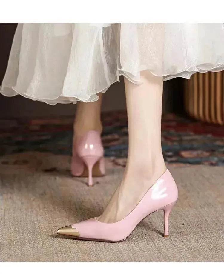 Women's Stiletto High Heels Korean Style Fashion Commuter Shoes - www.Shopthatapp.com